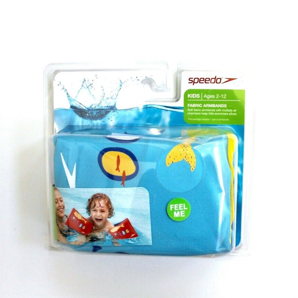 Speedo Kids Fabric Armband Whale Print Ages 2-12 years Swim Level 2